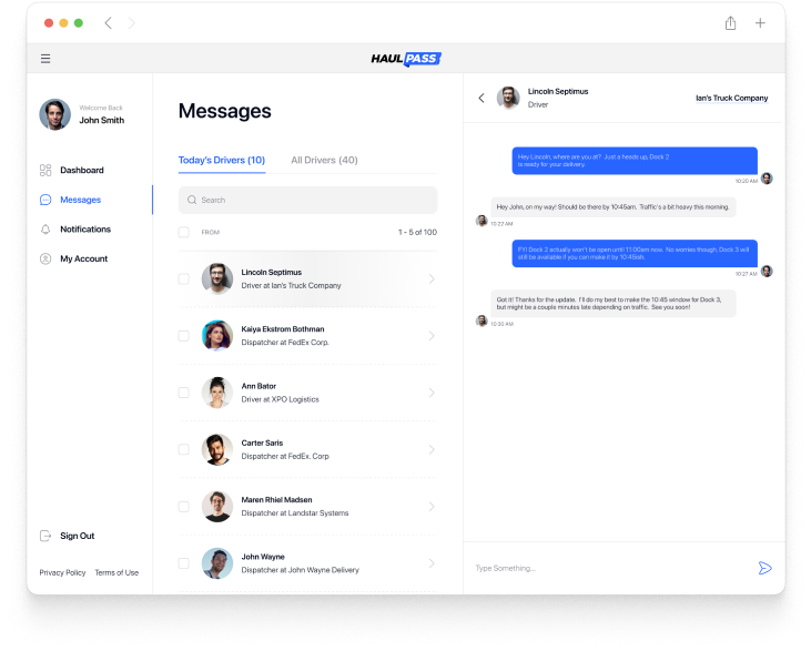 Direct comms between all team members